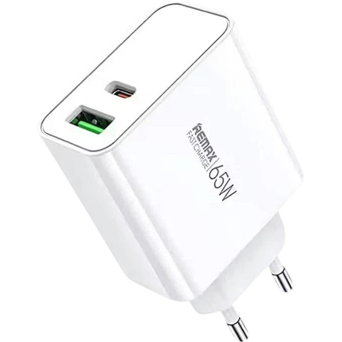 REMAX CHARGER PLUG 65W 2 PORT