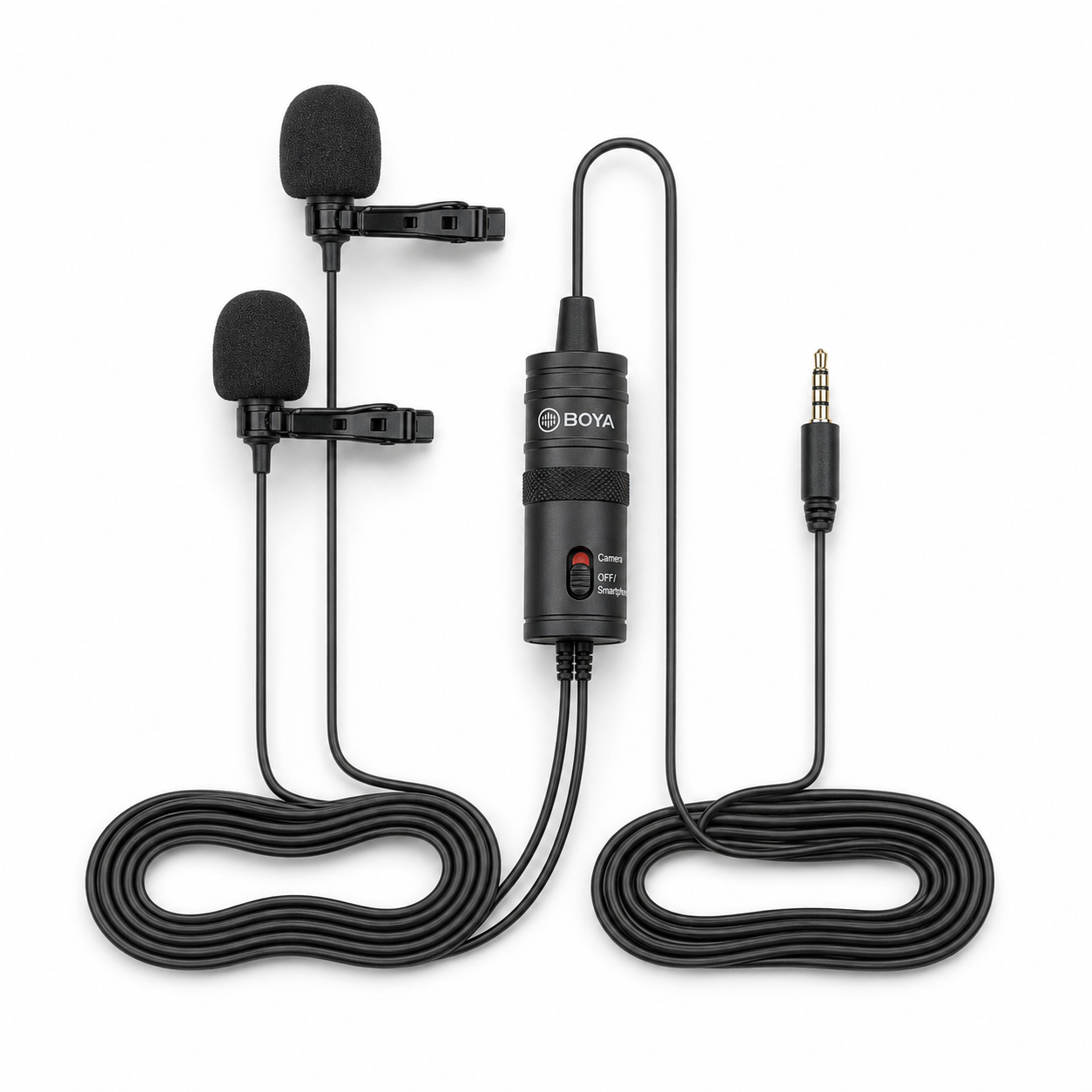 BOYA BY‑M1DM Dual Lavalier Microphone