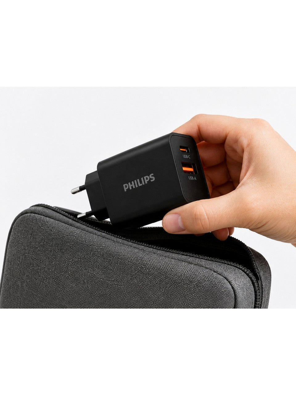 PHILIPS WALL CHARGER 20W 2 PORT