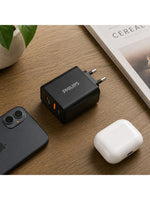 PHILIPS WALL CHARGER 20W 2 PORT