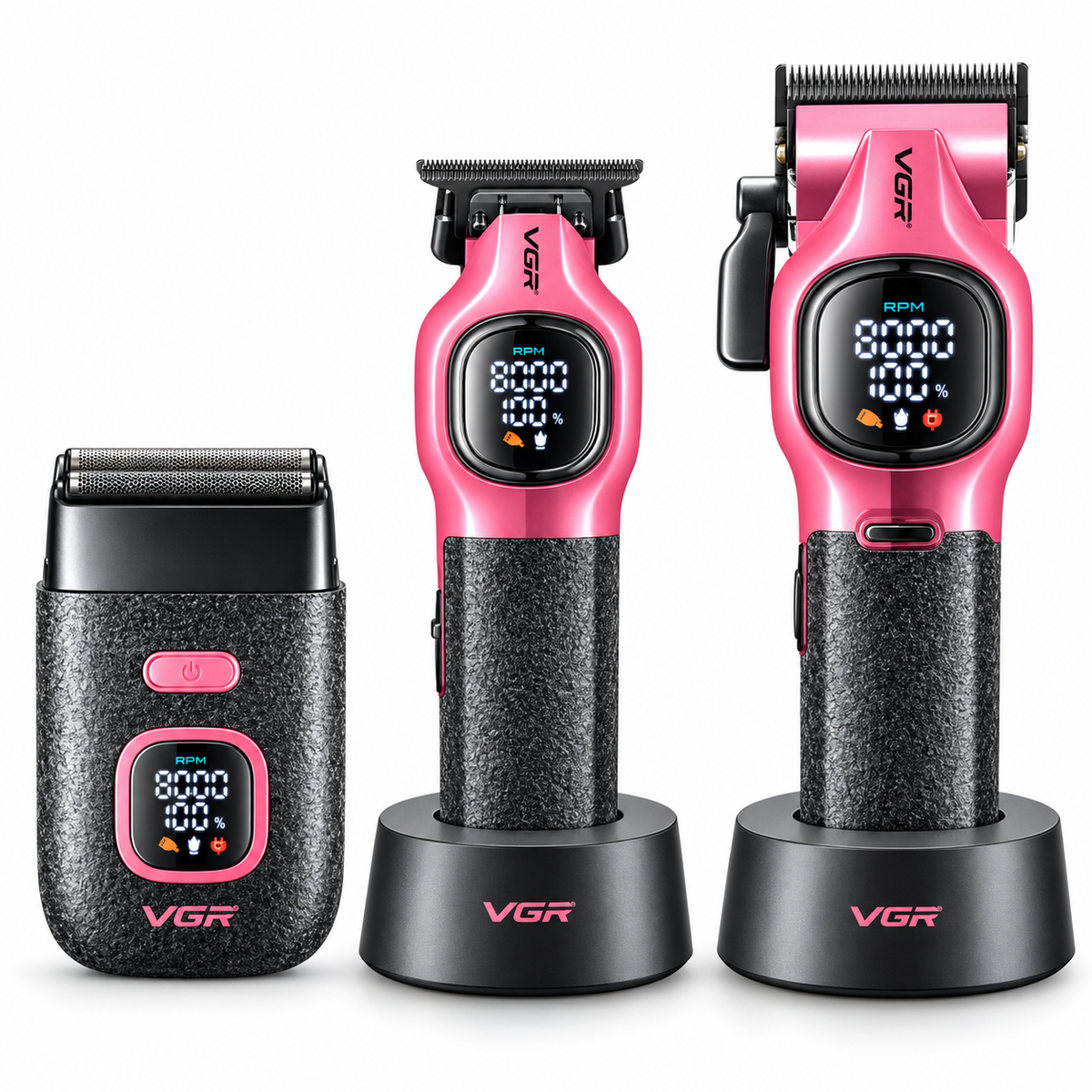 VGR V-886 S3 Professional Barber Combo 3 in 1