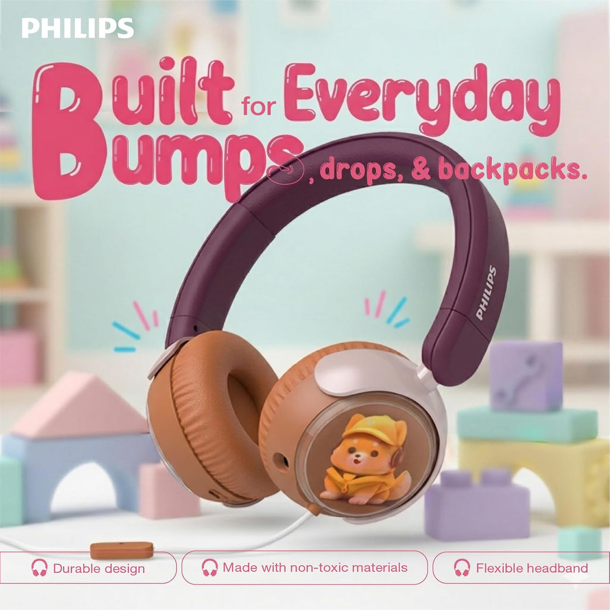 Philips 2000 Series Kids’ On-Ear Headphones